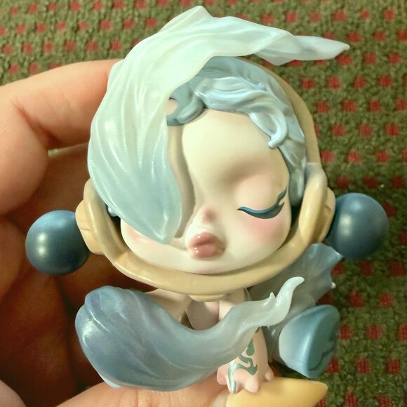 POP MART SKULLPANDA Ink Plum Blossom Series-THE WIND - Authentic (OPEN BOX) - Picture 1 of 11